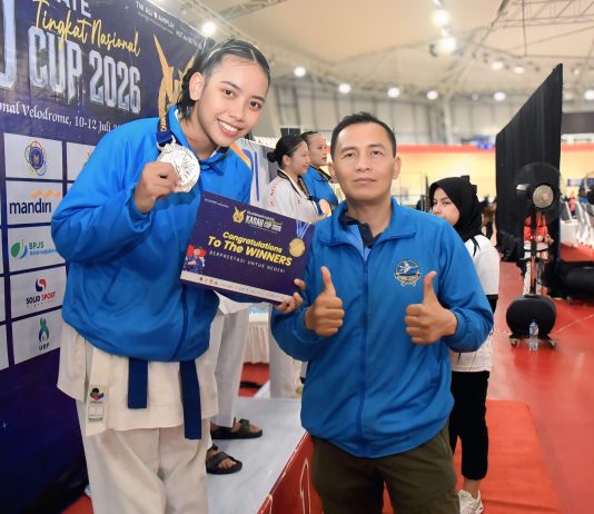 Atlet Karate Lanud RSA Natuna Raih Dua Medali Perak pada Kejurnas Kasau Cup 2026