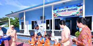 Sambut Siswa Baru, Danlanud dan Ketua Yasarini Pengurus Cabang Lanud RSA Natuna Resmikan MPLS TK-KB Angkasa TA 2026/2027