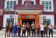 Perkuat Sinergitas Antar Aparat Penegak Hukum, Kapolres Natuna Silaturahmi ke Kejaksaan Negeri Natuna