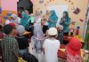 Tumbuhkan Minat Baca Sejak Dini, Ketua TP PKK Asahan Kunjungi PAUD Sentang