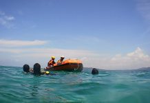Simulasi Kapal Karam di Perairan Senoa Tutup Latihan SAR Natuna 2026