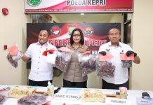17 Tersangka Ditangkap, Polda Kepri Bongkar Jaringan Narkotika Internasional