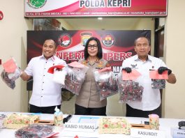 17 Tersangka Ditangkap, Polda Kepri Bongkar Jaringan Narkotika Internasional