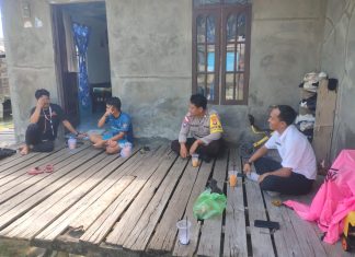 Polsek Pulau Laut Tingkatkan Harkamtibmas Melalui Sambang Door to Door System