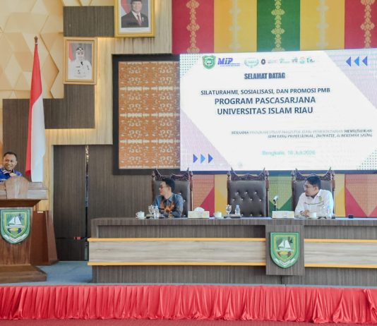 Dorong Peningkatan SDM ASN, Wabup Bagus Sambut Sosialisasi Magister Ilmu Pemerintahan UIR