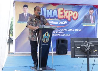 Bupati Asahan Buka Expo Inovasi UNA, Dorong Lahirnya Generasi Kreatif dan Kompetitif