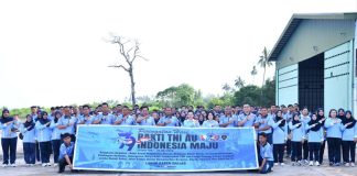 Di Natuna, Lanud RSA Gelar Jalan Santai dan Senam Bersama Sambut Hari Bakti TNI AU ke-79
