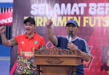 Wakil Bupati Bagus Santoso Resmi Buka Turnamen Futsal EB x BKT Cup 2026