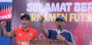 Wakil Bupati Bagus Santoso Resmi Buka Turnamen Futsal EB x BKT Cup 2026