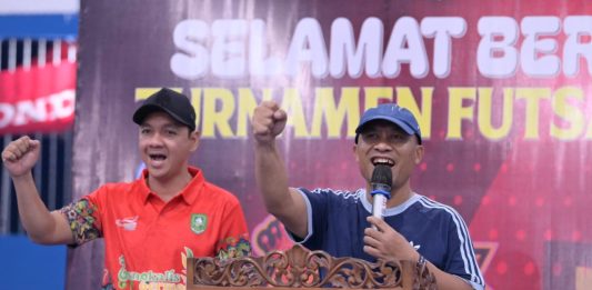 Wakil Bupati Bagus Santoso Resmi Buka Turnamen Futsal EB x BKT Cup 2026