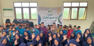 Cegah Bullying Sejak Dini, Bhabinkamtibmas Bandarsyah Edukasi Siswa SMP IT Natuna Insan Qur’ani