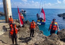 Perkuat Pengawasan Pulau Terluar, Polsek Bunguran Barat Patroli ke Tokong Boro