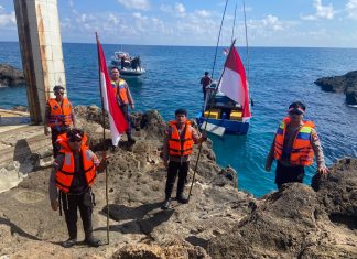 Perkuat Pengawasan Pulau Terluar, Polsek Bunguran Barat Patroli ke Tokong Boro