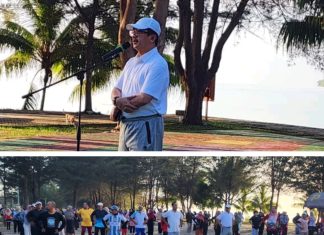 HUT ke-7 Kelurahan Batu Hitam, Warga Rayakan Kebersamaan Melalui Senam Sehat dan Pelestarian Budaya Melayu
