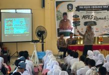 Satbinmas Polres Natuna Sosialisasikan Anti-Bullying kepada Siswa Baru SMAN 2 Bunguran Timur