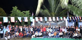 Kebersamaan Warnai Nobar Final Piala Dunia di Nirwana Beach Lanud Raden Sadjad Natuna