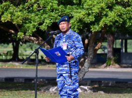Danlanud RSA Natuna Sampaikan Amanat Kasau, Dorong Prajurit Tingkatkan Profesionalisme dan Disiplin Digital