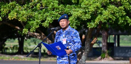 Danlanud RSA Natuna Sampaikan Amanat Kasau, Dorong Prajurit Tingkatkan Profesionalisme dan Disiplin Digital