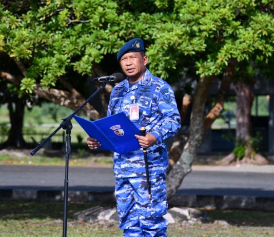 Danlanud RSA Natuna Sampaikan Amanat Kasau, Dorong Prajurit Tingkatkan Profesionalisme dan Disiplin Digital