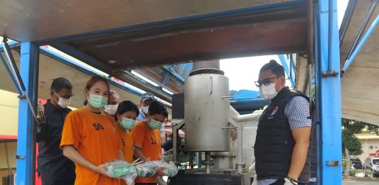 Polres Asahan Musnahkan Narkotika Jenis Sabu dan Vape 3 Wanita Ditangkap