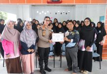 Kabid Humas Polda Kepri Edukasi Pelajar Nizam Al-Mulk tentang Karakter, Disiplin, dan Kesadaran Hukum