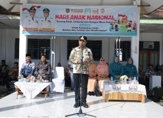 Wakil Bupati Asahan Pimpin Upacara Hari Anak Nasional ke-42, Tegaskan Komitmen Penuhi Hak Anak