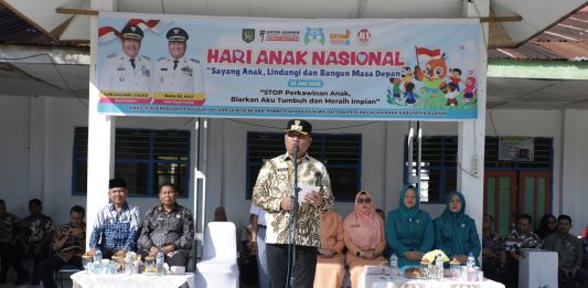 Wakil Bupati Asahan Pimpin Upacara Hari Anak Nasional ke-42, Tegaskan Komitmen Penuhi Hak Anak