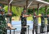 Danlanud Raden Sadjad Natuna Ikuti Latihan Menembak Bersama Personel Pomau dan Intel