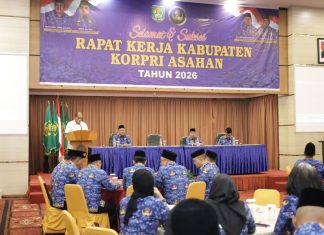 Bupati Asahan Buka Rakerkab KORPRI 2026, Tekankan Integritas dan Profesionalisme ASN