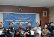 Gagalkan Penyelundupan dari Malaysia, DJBC Kepri dan BNNP Musnahkan 3,498 Gram Sabu
