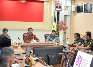 Lanud Raden Sadjad Dukung Persiapan HUT Ke-81 Kemerdekaan RI di Kabupaten Natuna