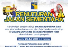 Tingkatkan Keselamatan dan Kenyamanan, BP Batam Lakukan Rekonstruksi Jalan Gajah Mada