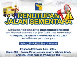 Tingkatkan Keselamatan dan Kenyamanan, BP Batam Lakukan Rekonstruksi Jalan Gajah Mada