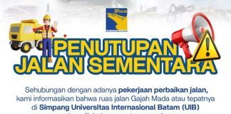 Tingkatkan Keselamatan dan Kenyamanan, BP Batam Lakukan Rekonstruksi Jalan Gajah Mada