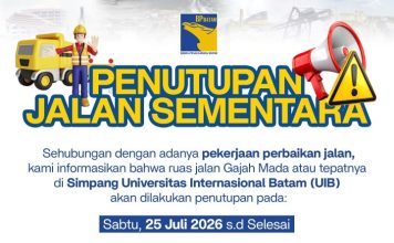 Tingkatkan Keselamatan dan Kenyamanan, BP Batam Lakukan Rekonstruksi Jalan Gajah Mada