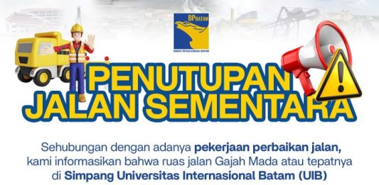 Tingkatkan Keselamatan dan Kenyamanan, BP Batam Lakukan Rekonstruksi Jalan Gajah Mada