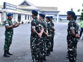Lanud RSA Natuna Tanamkan Disiplin dan Jiwa Korsa kepada Personel Baru