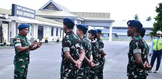 Lanud RSA Natuna Tanamkan Disiplin dan Jiwa Korsa kepada Personel Baru