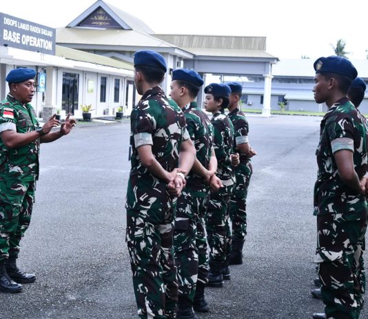 Lanud RSA Natuna Tanamkan Disiplin dan Jiwa Korsa kepada Personel Baru