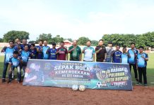 Bupati Asahan Buka Turnamen Sepak Bola Kemerdekaan ke-81 Perebutkan Piala Dandim 0208/Asahan