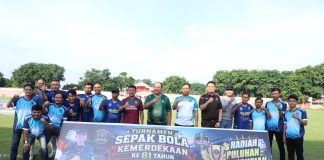 Bupati Asahan Buka Turnamen Sepak Bola Kemerdekaan ke-81 Perebutkan Piala Dandim 0208/Asahan