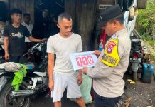 Bhabinkamtibmas Ranai Darat Ajak Pengelola Bengkel Motor Cegah Balap Liar dan Sosialisasikan Layanan Polisi 110