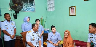 Hari Bakti TNI AU ke-79, Danlanud Raden Sadjad Kunjungi Purnawirawan dan Pensiunan di Natuna