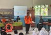 SAR Natuna dan Damkar Berikan Workshop Dasar Pencarian, Pertolongan, dan Penanggulangan Kebakaran kepada Pelajar