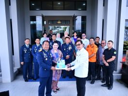 Wujud Kebersamaan, Danlanud Raden Sadjad Natuna Terima Ucapan Selamat di Hari Bakti TNI AU ke-79