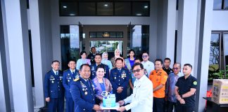 Wujud Kebersamaan, Danlanud Raden Sadjad Natuna Terima Ucapan Selamat di Hari Bakti TNI AU ke-79