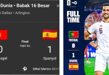 Gol Tunggal Mikel Merino di Menit 90+1 Antarkan Ronaldo Cs Pulang Kampung