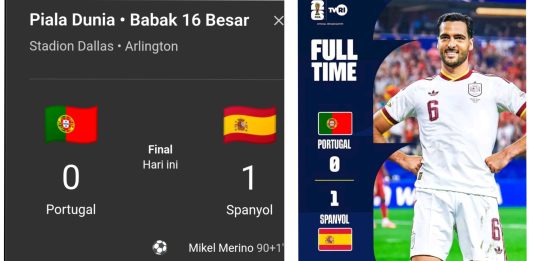 Gol Tunggal Mikel Merino di Menit 90+1 Antarkan Ronaldo Cs Pulang Kampung