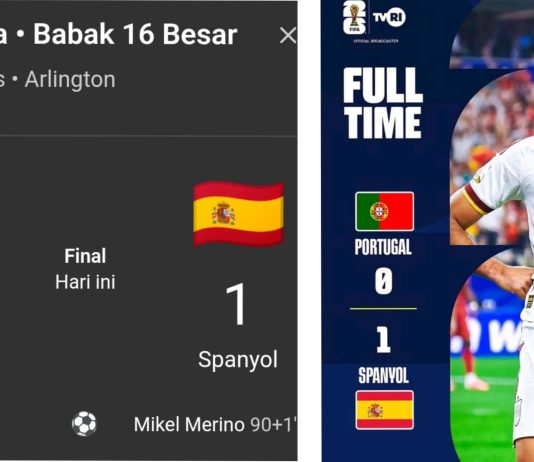 Gol Tunggal Mikel Merino di Menit 90+1 Antarkan Ronaldo Cs Pulang Kampung