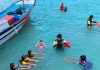 SAR Natuna Latih Pelajar di Pulau Terdepan Berenang dan Kenalkan Keselamatan Maritim Sejak Dini